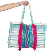 Load image into Gallery viewer, Fringe Beach Bag Tote
