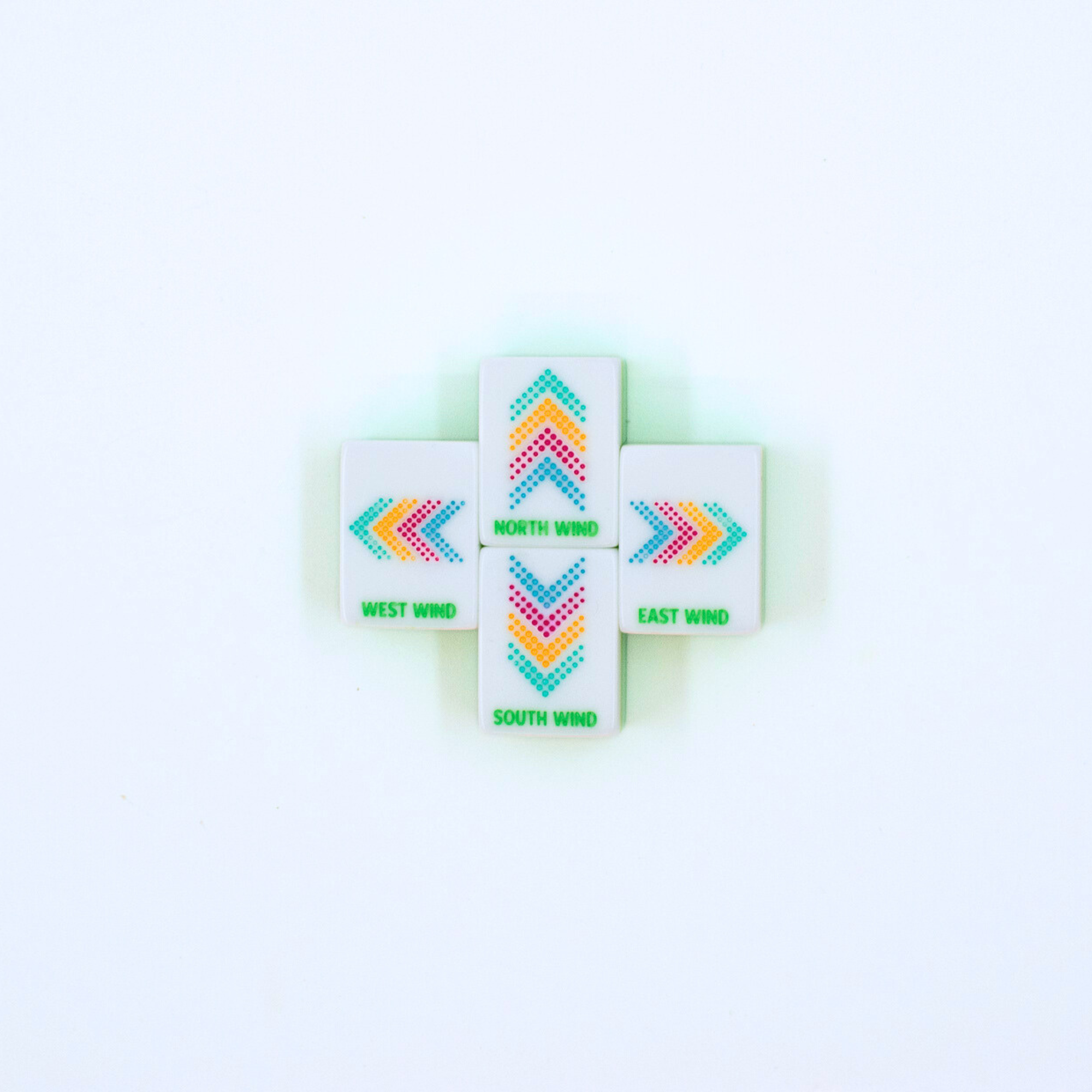 Crystal Confetti Purple | Mahjong Tile Set with a Sprinkle of Color