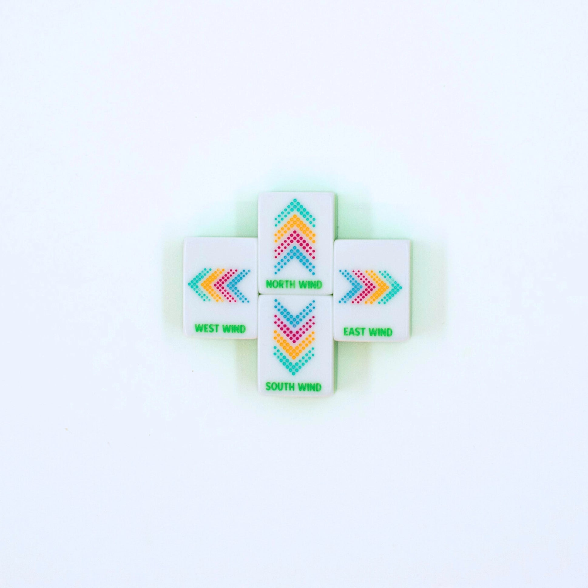 Crystal Confetti Lemon-Lime | Mahjong Tile Set with a Sprinkle of Color