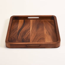 Load image into Gallery viewer, 15&quot; Square Serving Tray - Solid Bottom
