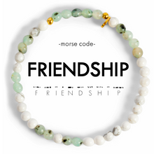 Load image into Gallery viewer, Morse Code Bracelet | FRIENDSHIP
