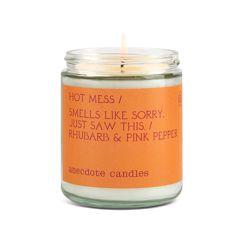 Hot Mess Candle (Rhubarb &amp; Pink Pepper)