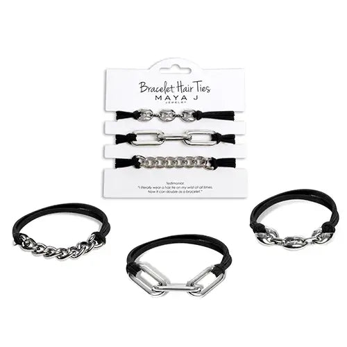 Bracelet Hair Ties - Set of 3