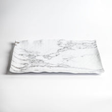 Load image into Gallery viewer, White Marble Melamine Serving Collection
