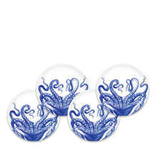 Load image into Gallery viewer, Blue Lucy Canapé Plates Boxed Set/4
