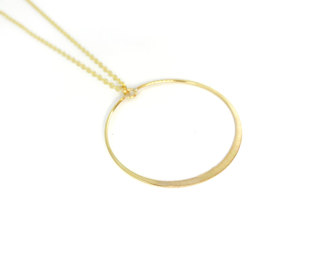 Long Circle Necklace