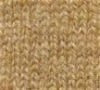 Close-up of a textured, golden-brown fabric from the Cashmere Poncho, showcasing a repeating pattern of small interlocking loops characteristic of a basic knit stitch. The texture looks soft and slightly fuzzy, with gentle color variations due to lighting and yarn composition.