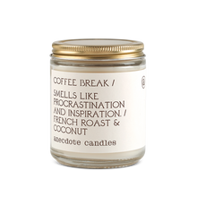 Load image into Gallery viewer, Coffee Break (French Roast &amp; Coconut) Candle
