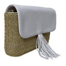 Load image into Gallery viewer, Colleen Raffia Crossbody Bag
