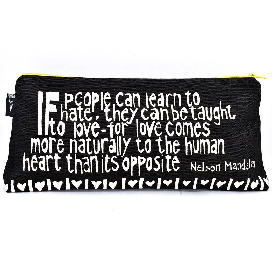 “Love Comes More Naturally” 12 inch Mandela Pouch