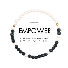 Load image into Gallery viewer, Morse Code Bracelet | EMPOWER
