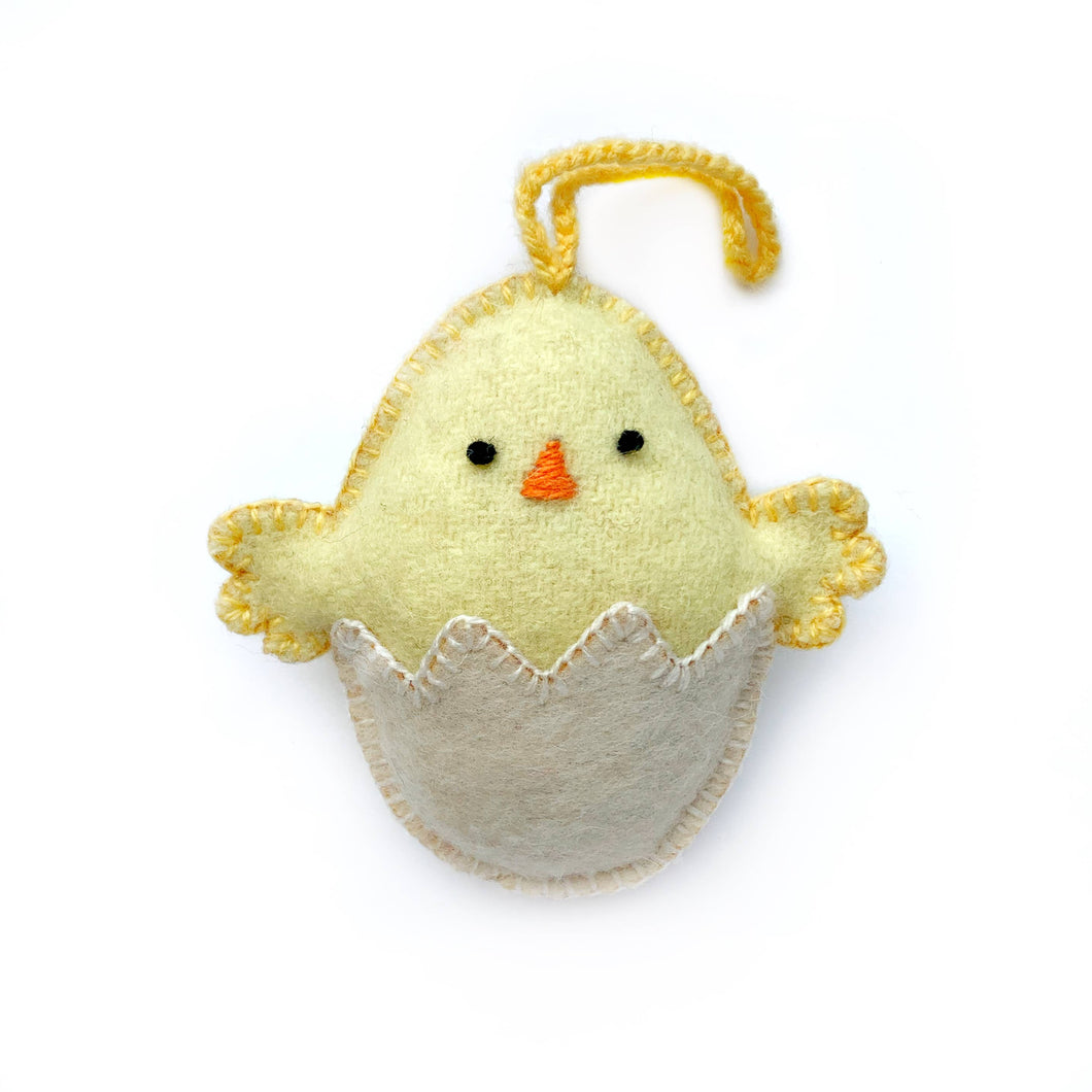 Baby Chick in Egg Easter Ornament