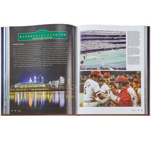 Load image into Gallery viewer, Ballparks Past And Present (Tan Bonded Leather)
