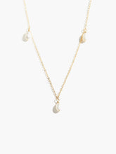 Load image into Gallery viewer, Triple Pearl Necklace- Gold-filled
