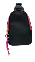 Load image into Gallery viewer, Nora Nylon Sling/Cross Body Bag w/ Detachable Strap
