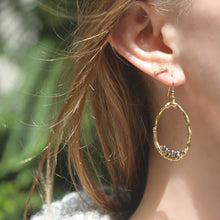 Load image into Gallery viewer, Gold Organic Bamboo Hoops
