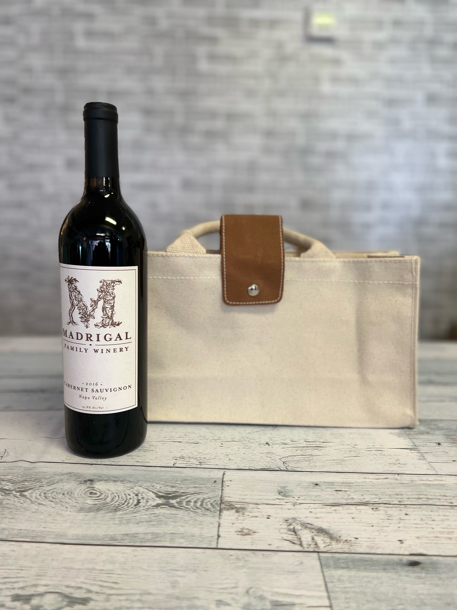 Horizontal Wine Tote