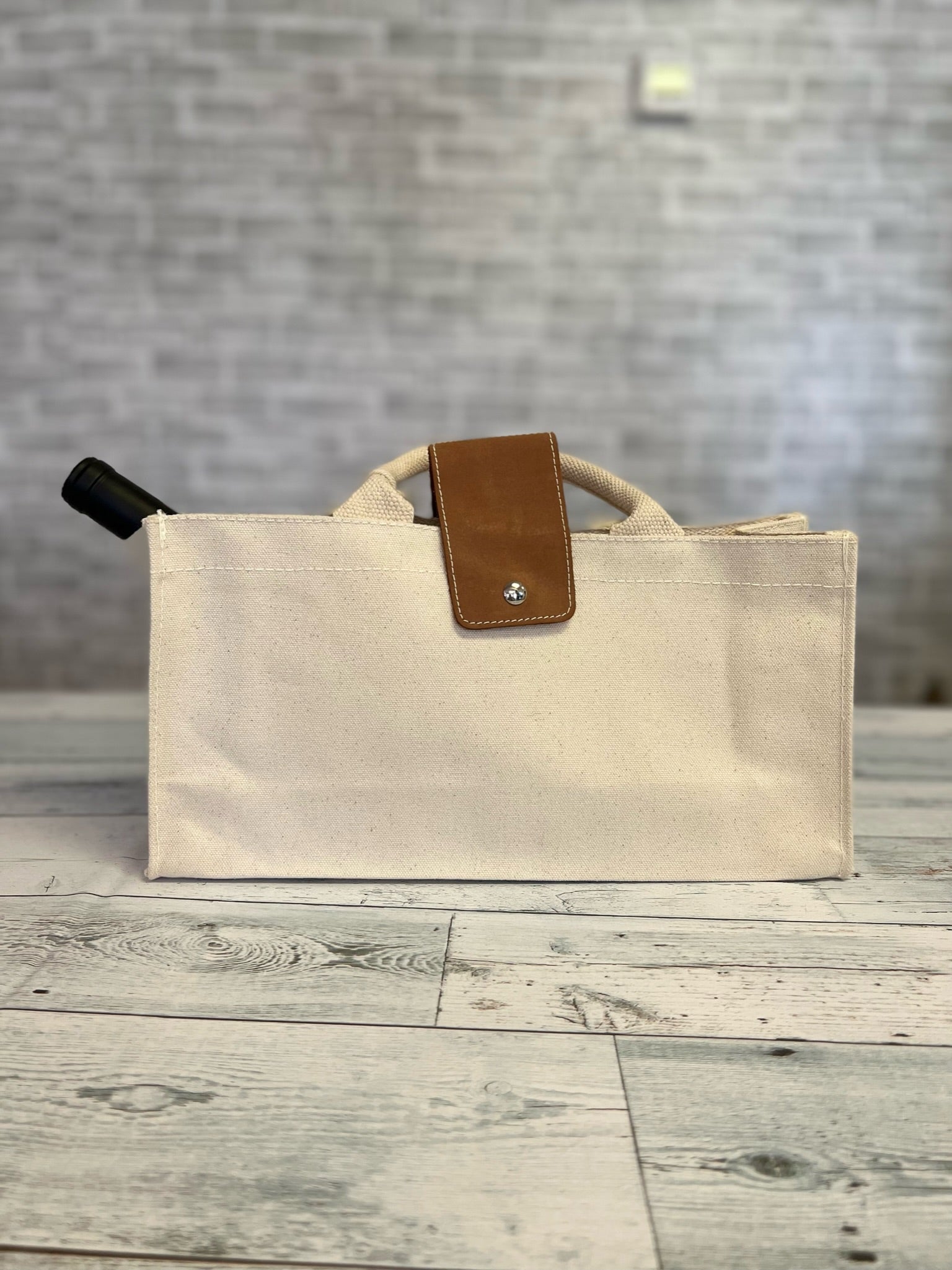 Horizontal Wine Tote