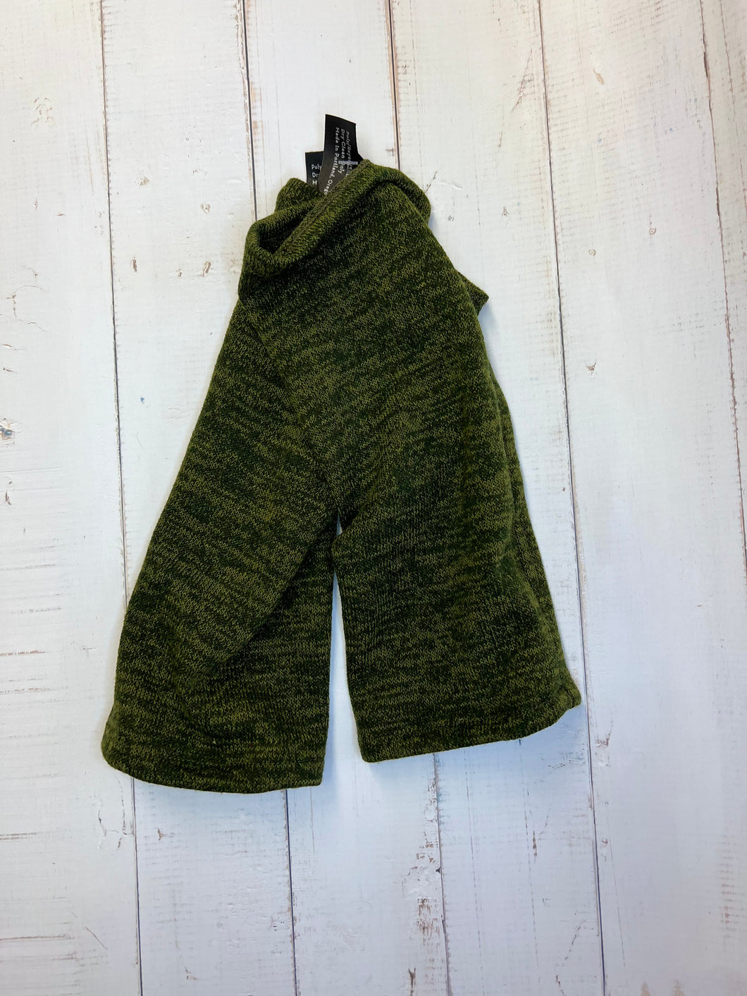 Autumn Knit Fingerless Gloves - Artichoke Dark Green