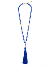 Load image into Gallery viewer, Matte Beaded Necklace With Tassel

