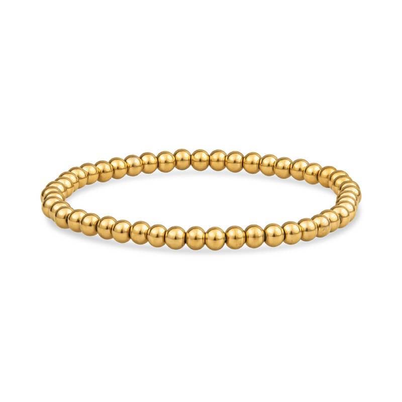 Gold Beaded Bracelet