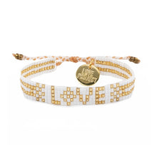 Load image into Gallery viewer, Seed Bead LOVE Bracelet
