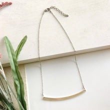 Load image into Gallery viewer, Curved Bar Necklace
