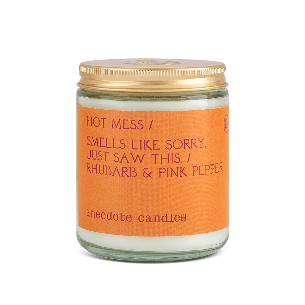 Hot Mess Candle (Rhubarb &amp; Pink Pepper)
