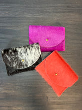 Load image into Gallery viewer, Salmon Cowhide Cardholder
